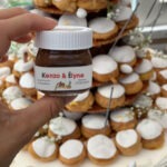 Mini pot de Nutella personnalisé pour mariage et baptême